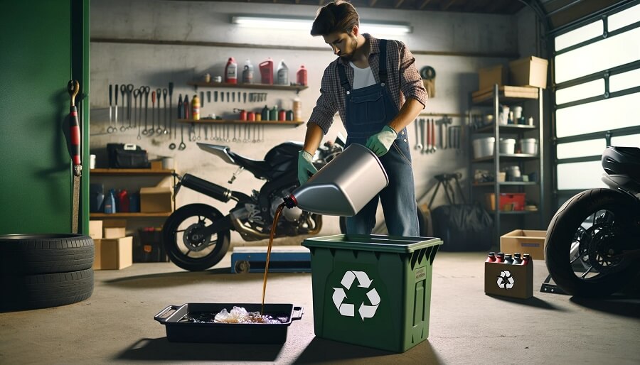 Motorcycle Used Oil Disposal How To Do It Right