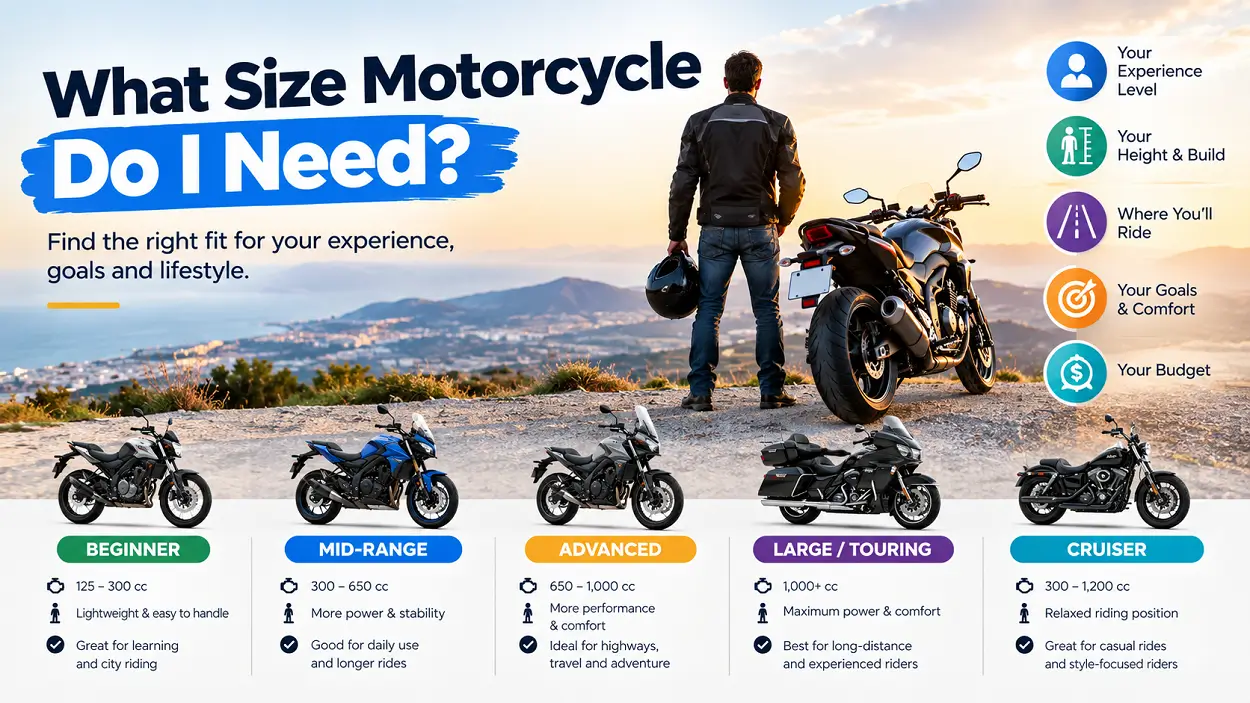 What Size Motorcycle Do I Need?
