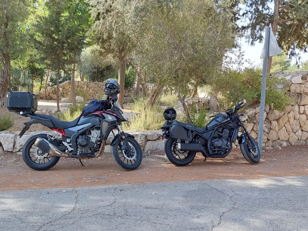 my CB500x and Rebel 1100